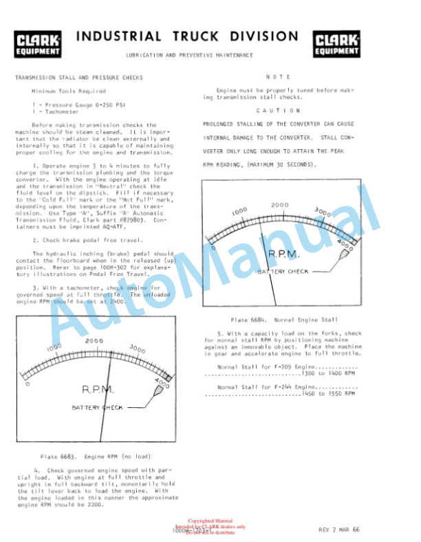 Clark C 60, C 70, C 80, CY 60, CY 70, CY 80 Operator Manual-4
