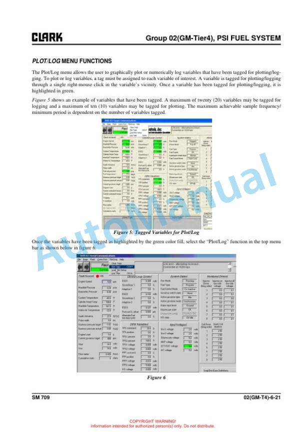 Alternative view of Clark C15, 18, 20s D, L, G, C20, 25, 30, 35 D, L, G, C15, 18, 20sC L, G, C20, 25, 30, 32C L, G Service Manual SM-709
