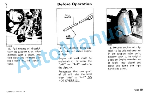 Clark C300 40-50 Operator Instruction Manual OI-345-2