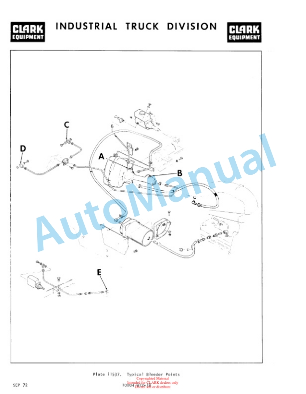 Clark C500-H915, C500-HY1015 Series Operator Manual O-297-3