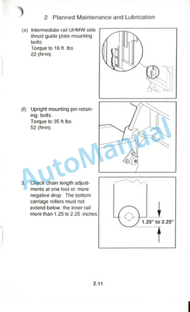 Clark C500 Y 165M, C500 Y 200M Operator Manual OM-579M-5