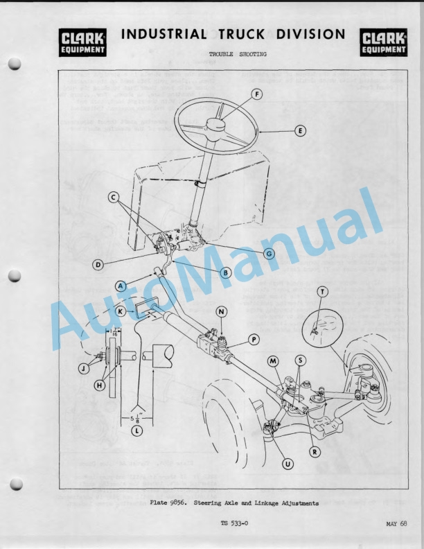 Clark C500-Y355D-1-2512, C500-H355D-1-2515, C500-355D-1-2514, C500-HY355D-1-2513 Operator Manual O-221-1-4