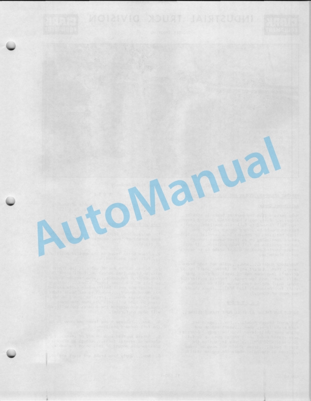 Clark C500-Y355D-1-2512, C500-H355D-1-2515, C500-355D-1-2514, C500-HY355D-1-2513 Operator Manual O-221-1-5