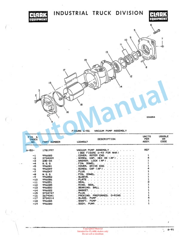 Clark C5Y155 Technical Manual-2