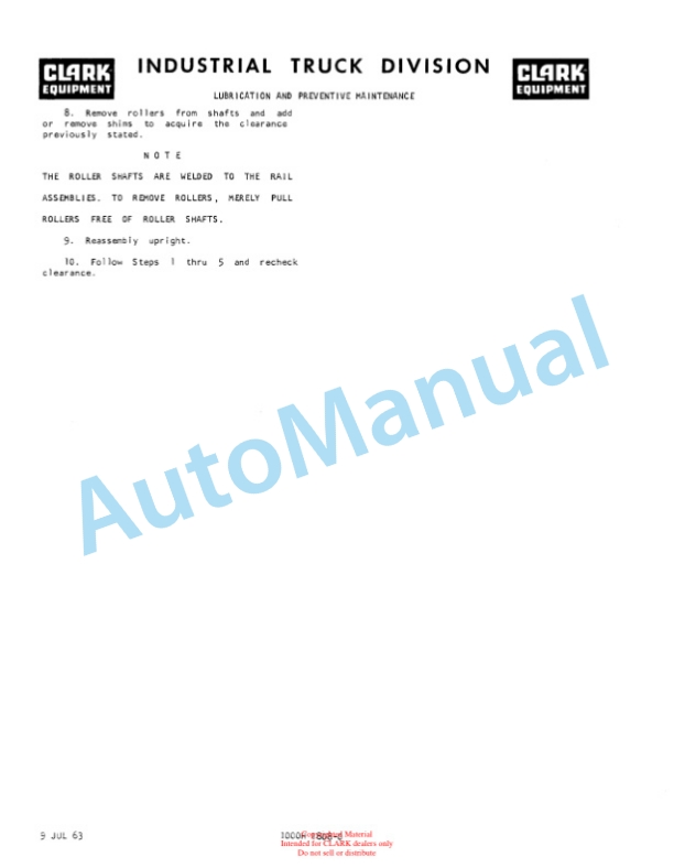 Clark CH 60, CH 70, CH 80, CHY 60, CHY 70, CHY 80, CF 60, CF 70, CF 80, CFY 60, CFY 70, CFY 80 Operator Manual-5