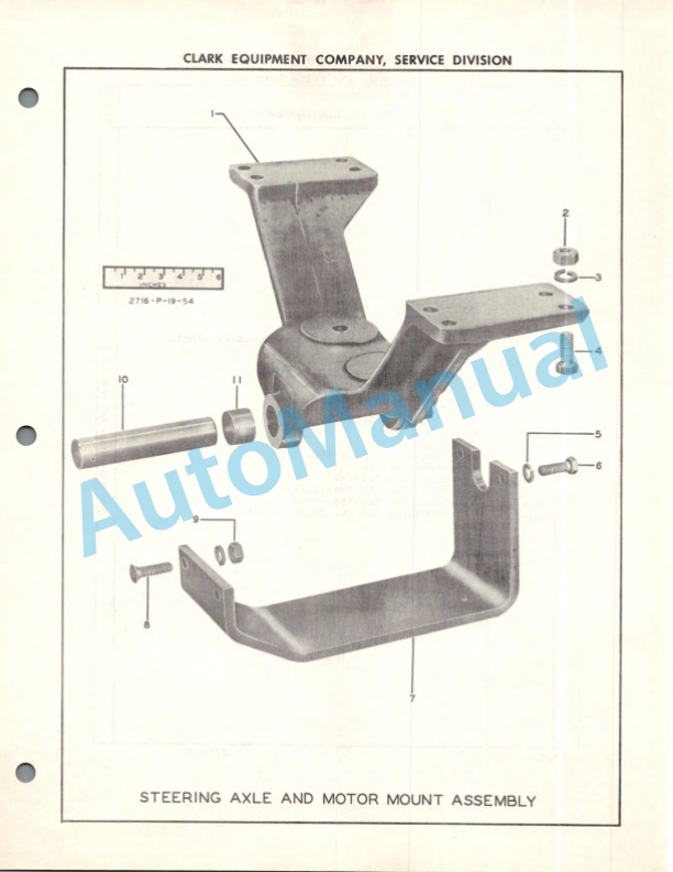 Clark Clarkat C Maintenance Manual and Parts Book 42C260-3