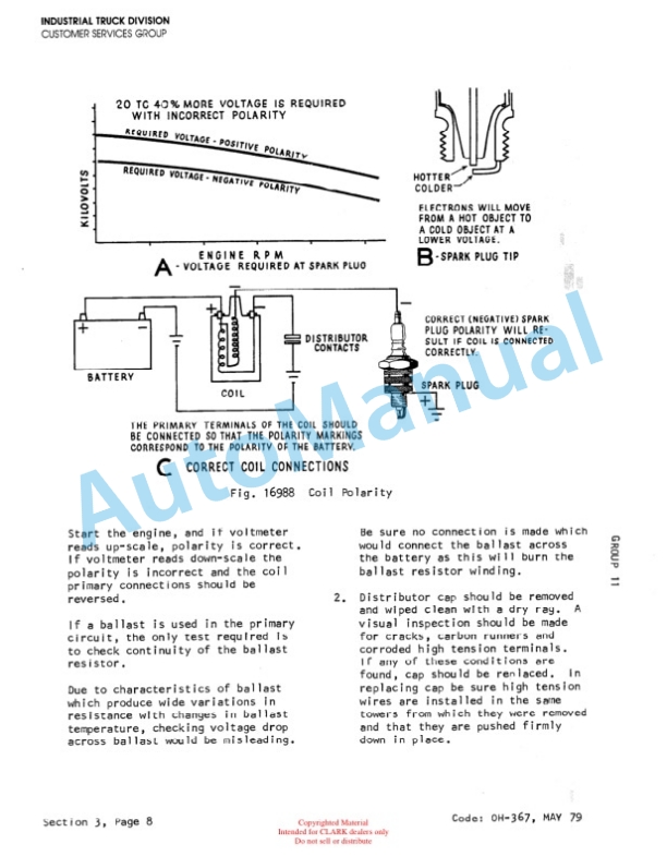 Clark Clarklift C500 Overhaul Instructions OH-430-2
