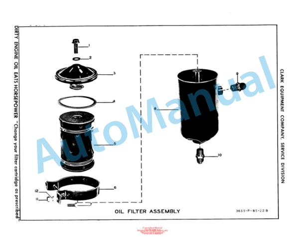 Clark Clarklift CY 350 Maintenance Manual and Parts Book 83A-2