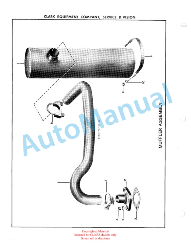 Clark Clarklift CY 40 Maintenance Manual and Parts Book X28A-3