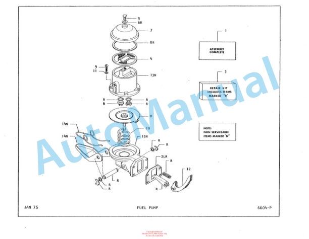Clark Clarktor Diesel Automatic Parts Book X161 6560-2