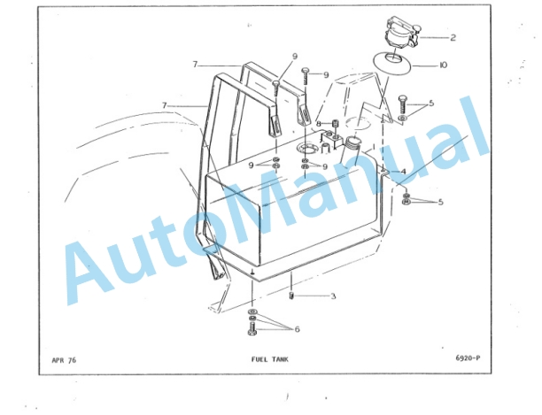 Clark Clarktor Diesel Parts Book X146 4225-2