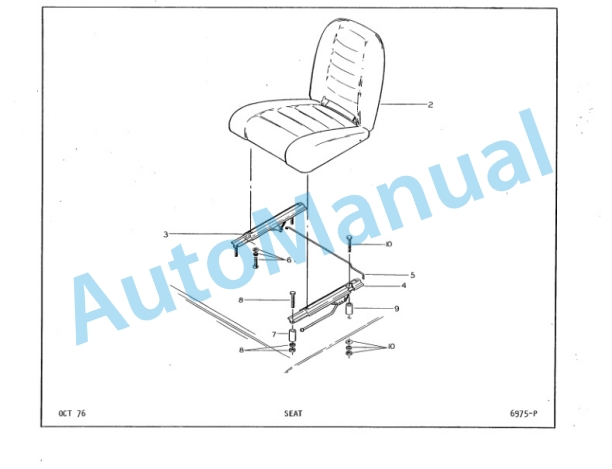 Clark Clarktor Diesel Parts Book X146 4225-4