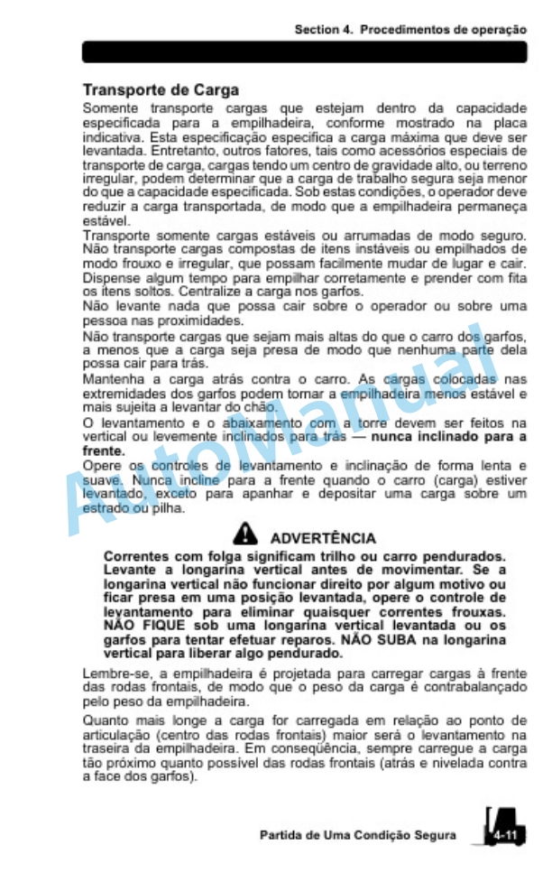 Clark CMC-CMP, CGC-CGP-CDP Operator Manual OM-672 SA-PR-2