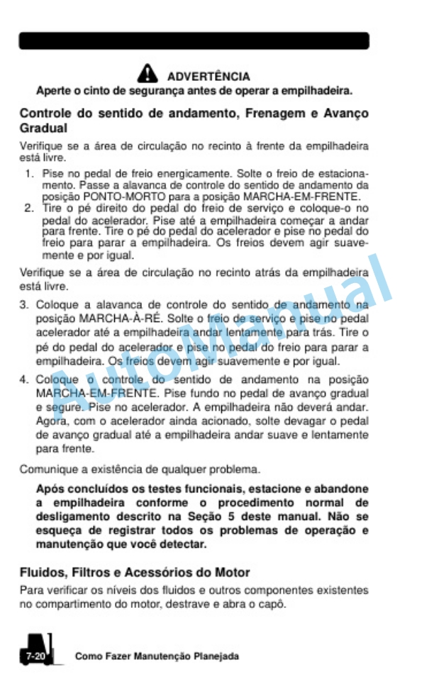 Clark CMC-CMP, CGC-CGP-CDP Operator Manual OM-672 SA-PR-5