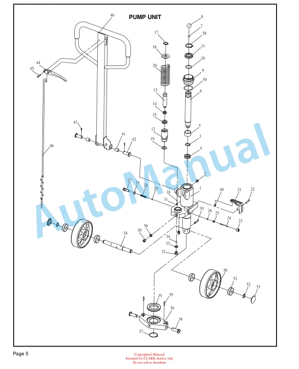 Clark CMT27 Service and Parts Manual-2