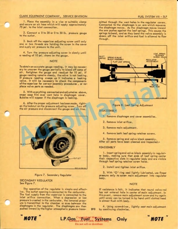 Clark Code 130 Maintenance Manual-3