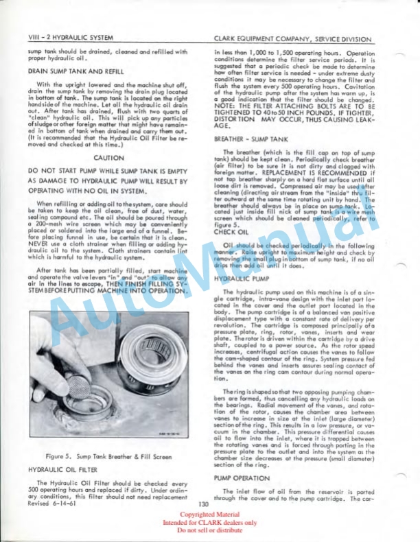 Clark Code 130 Maintenance Manual-4