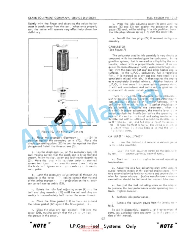 Clark Code 14E Maintenance Manual-3