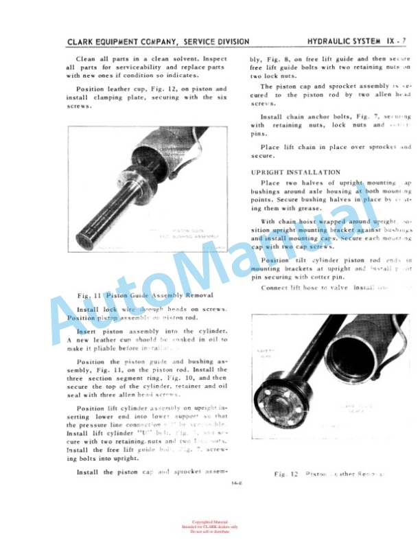 Clark Code 14E Maintenance Manual-5