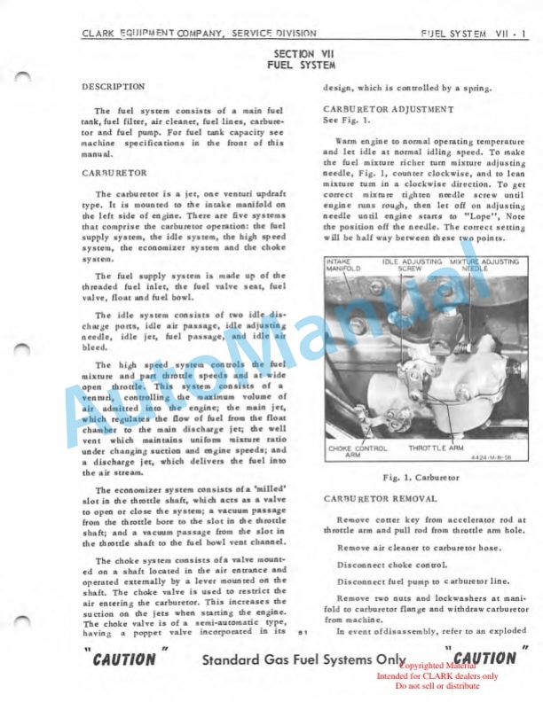 Clark Code 81 Maintenance Manual-4