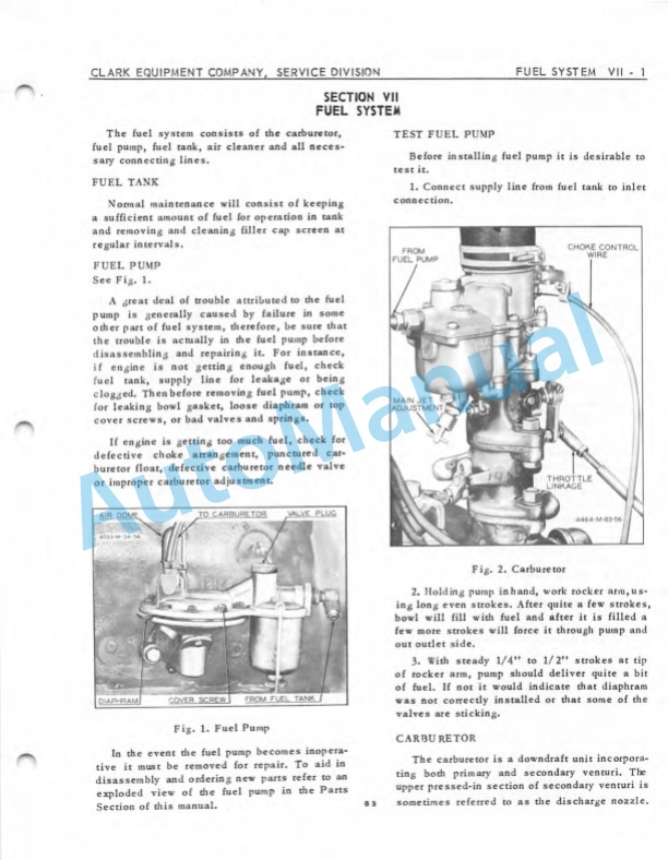 Clark Code 88-1 Maintenance Manual-4