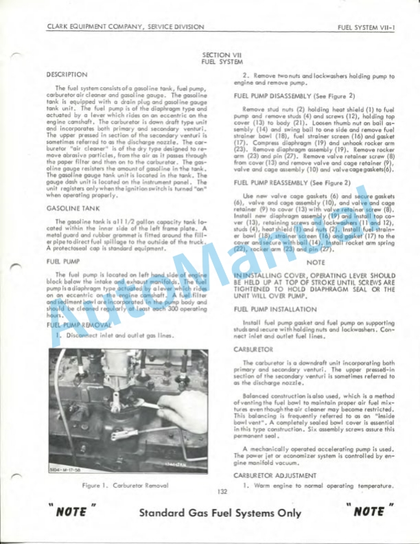 Clark Code 8A Maintenance Manual-3