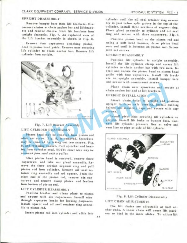 Clark Code 8A Maintenance Manual-5