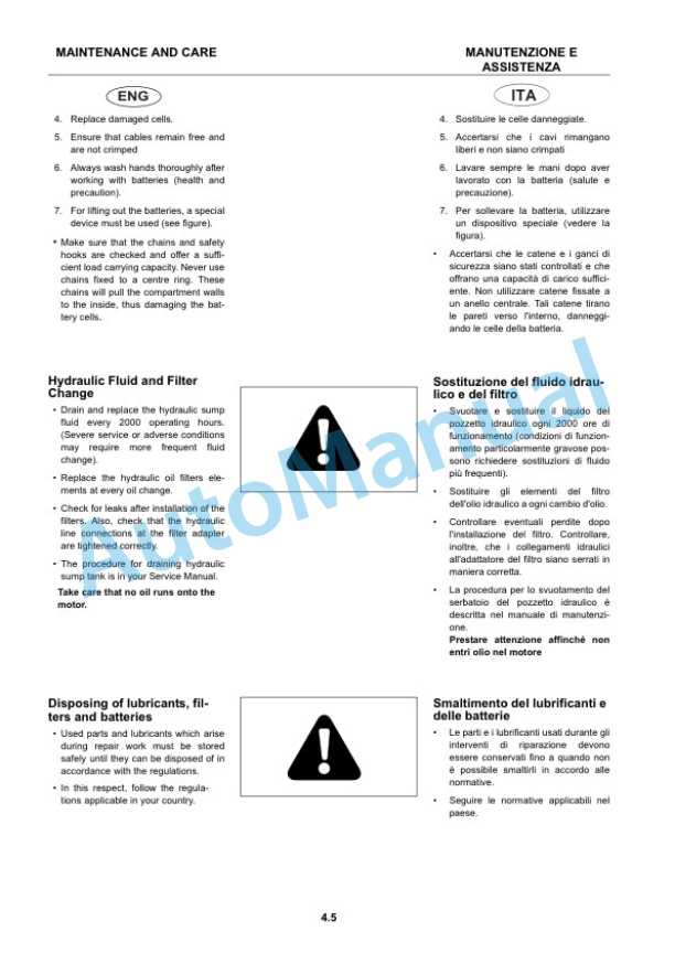 Clark CRX 10, CRX 13, CRX 14, CRX 15, CRX 18, CRX 20, CRX 25 Operator Manual OM-934-3
