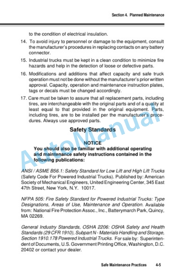 Clark CTT 7 Operator Manual OM-659-3