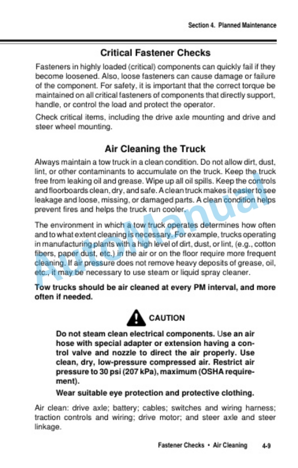 Clark CTT 7 Operator Manual OM-659-4