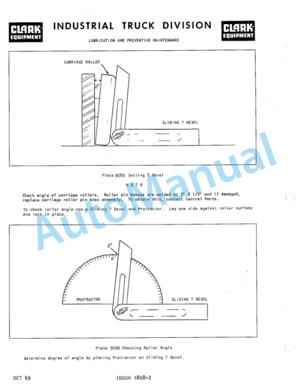 Clark CY 100, CY 120, CY 140, CHY 100, CHY 120, CHY 140 Operator Manual O-153 3rd-3