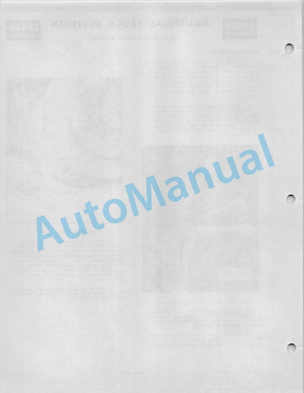 Clark CY 160 BD Operator Manual O-215-3
