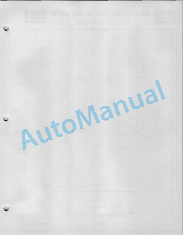 Clark CY 160 BD Operator Manual O-215-4