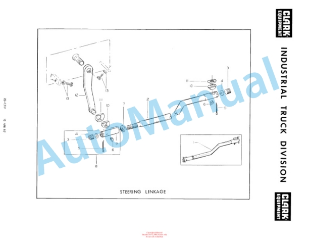 Clark Diesel Clarktor E Parts Book X142 2216-5