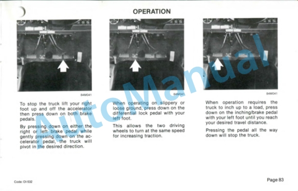 Clark DRT-30 Operator Instruction Manual OI-532-4