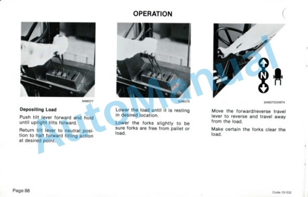 Clark DRT-30 Operator Instruction Manual OI-532-5