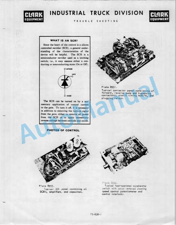 Clark EC 30B, EC 40B, EC 30C, EC 40C, ECS 50C Operator Manual O-172 5th-4