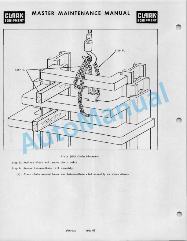 Clark EC 50, EC 60, EC 70, SG 50, SG 60, SG 70 Operator Manual O-218-5
