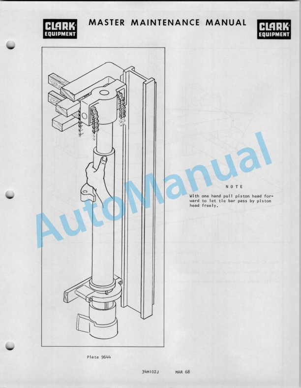 Clark EC 50, EC 60, EC 70, SV 50, SV 60, SV 70 Operator Manual O-219-5