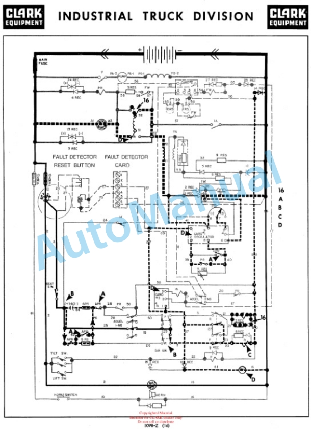 Clark EC20SG, EC30SG, EC40SG G.E. Solid State Control C-80 System Sequence Of Operation-5