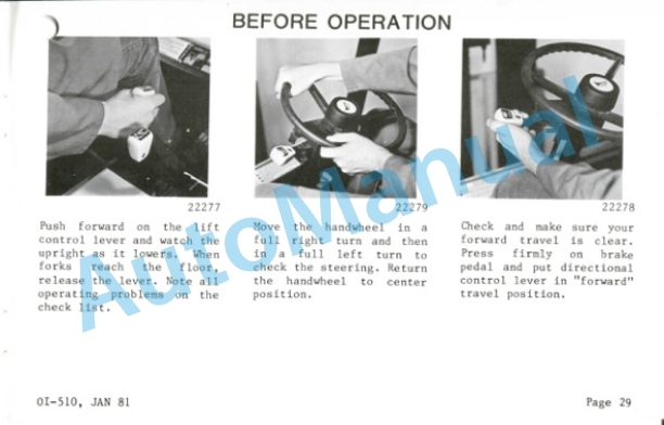 Clark ECA, EPA 17-30 Operator Instruction Manual OI-510-4
