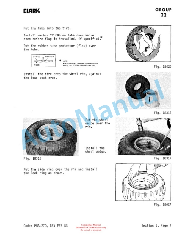 Clark ECA, EPA Planned Maintenance and Adjustment Procedures Manual PMA-510-2
