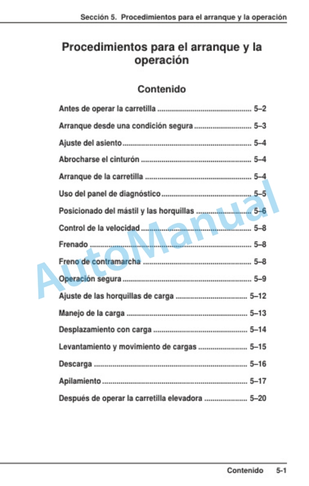 Clark ECG 20-32 Operator Manual OM-617 SP 2 Clark ECG 20-32 Operator Manual OM-617 SP-2