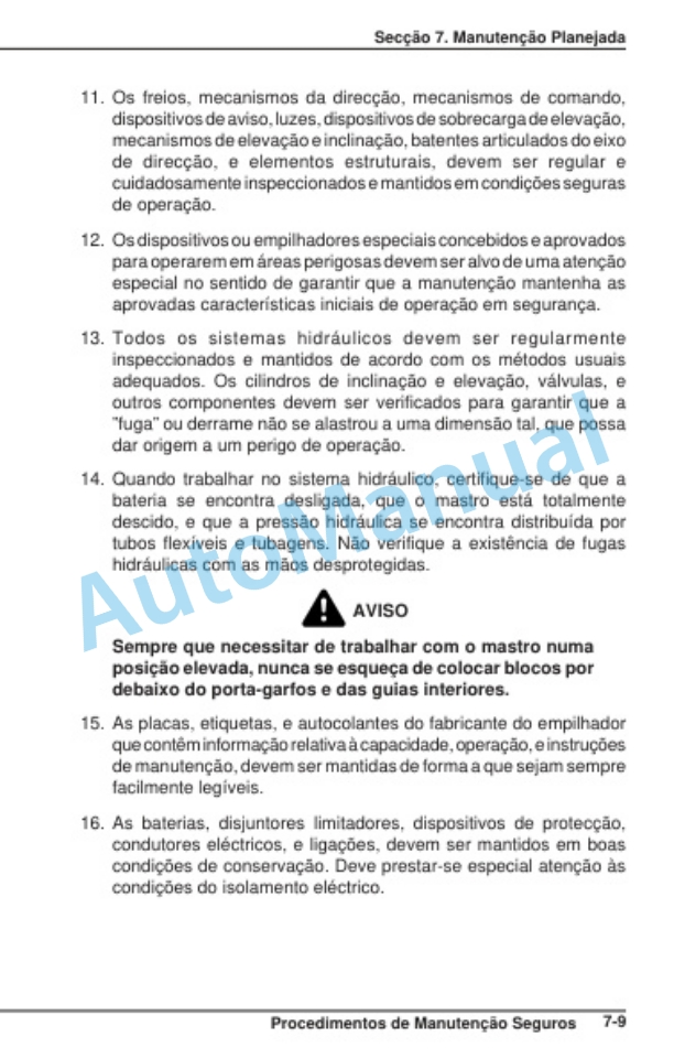 Clark ECG 20-32 Operator Manual OM-618 PO-4