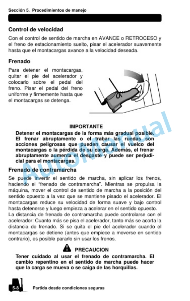 Clark ECG20-32, EPG20-32, TMG12-25, TMX12-25, ECX20-32, EPX20-32 Operator Manual OM-674 SPA 2 Clark ECG20-32, EPG20-32, TMG12-25, TMX12-25, ECX20-32, EPX20-32 Operator Manual OM-674 SPA-2