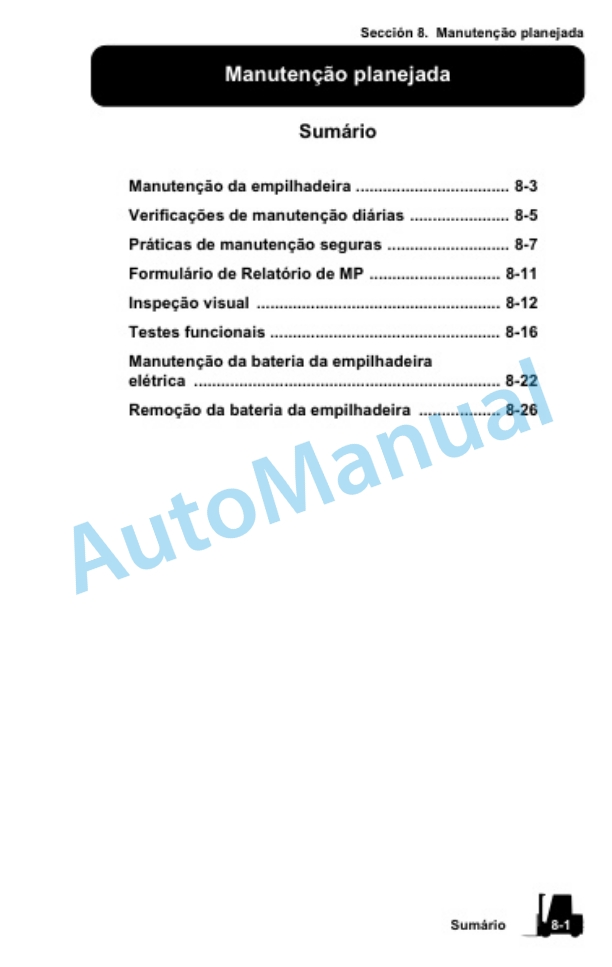 Clark ECG20-32, EPG20-32, TMG12-25, TMX12-25, ECX20-32, EPX20-32 Operator Manual OM-675 POR-3