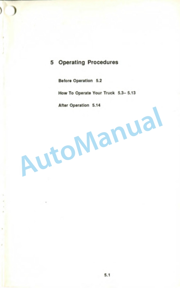 Clark ECS 17-30 Operator Manual OM-548-2