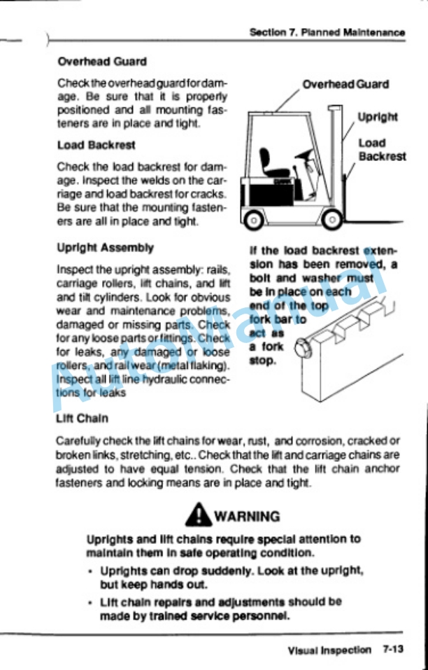 Clark ECS 17-30 Operator Manual OM-608-5