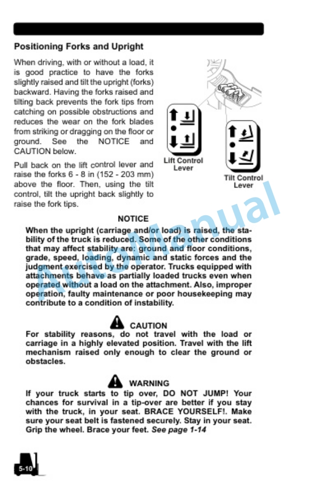 Clark ECX 20-32, TMX 12-25, GEX 16-32, GTX 16-20s Operator Manual OM-1039-2
