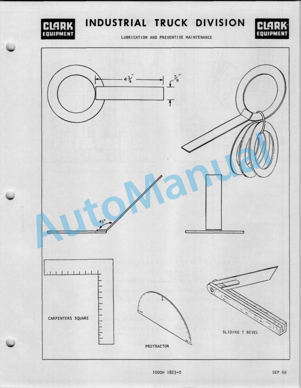 Clark Electric Clarklift EC30E, EC40E, EC50E Operator Manual O-217-1 1st-4